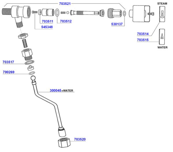 Aurora - Steam and hot water valves 1