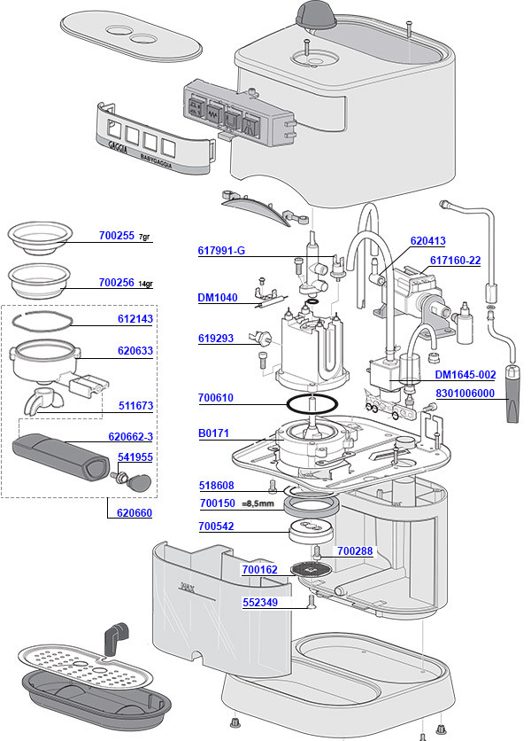 Gaggia Baby Parts Gaggia Baby Parts