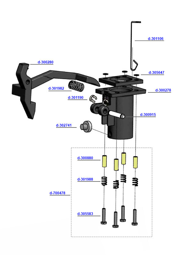 Mahlkonig EK43 and EK43S - Spout Parts