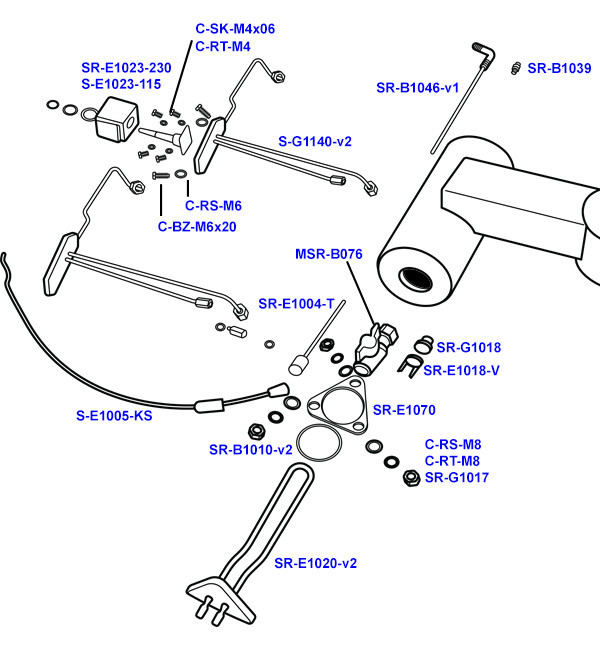 Kees Speedster 2009 Wide Group Neck Parts Ini Body