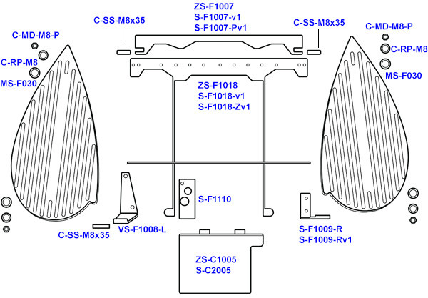 Kees Speedster Frame Panel