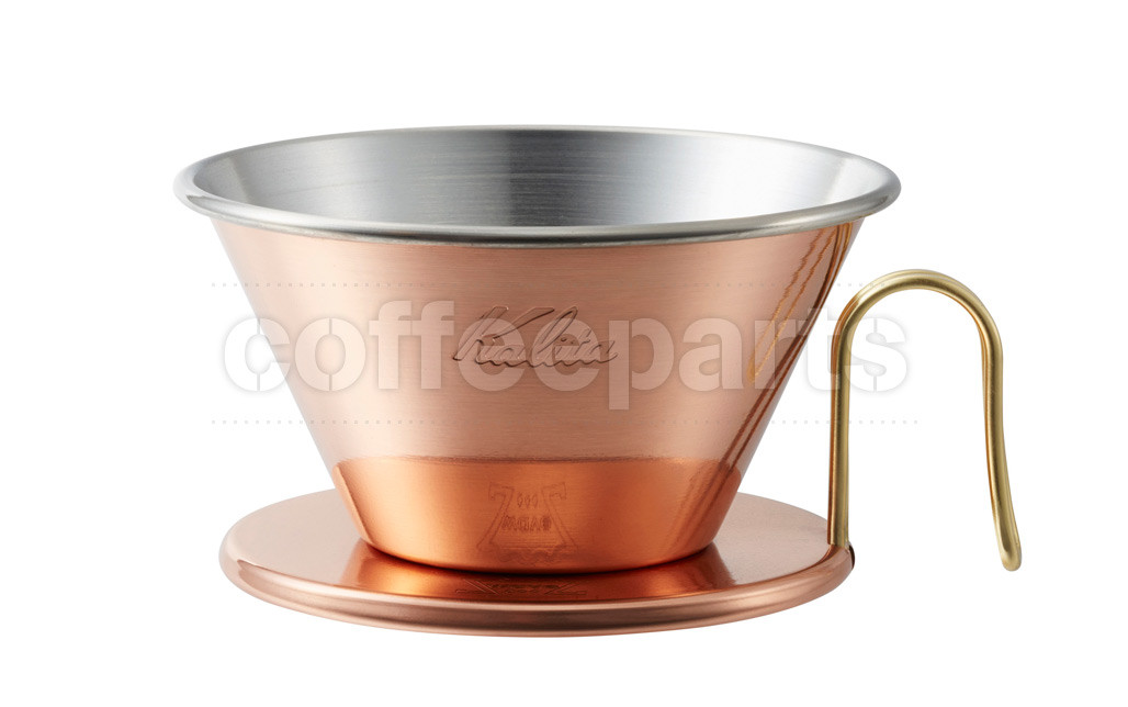 Kalita 185 Tsubame Copper Wave Filter Coffee Dripper WDC-185