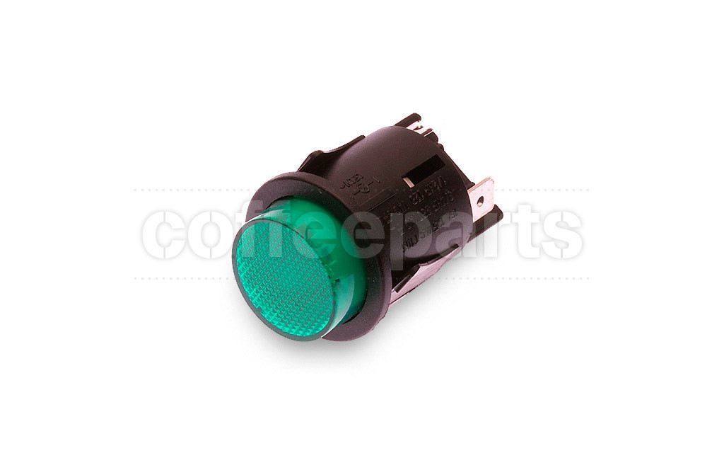 2-pole green luminous switch