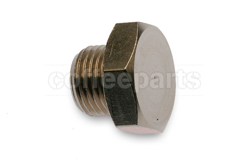 Brass fitting plug