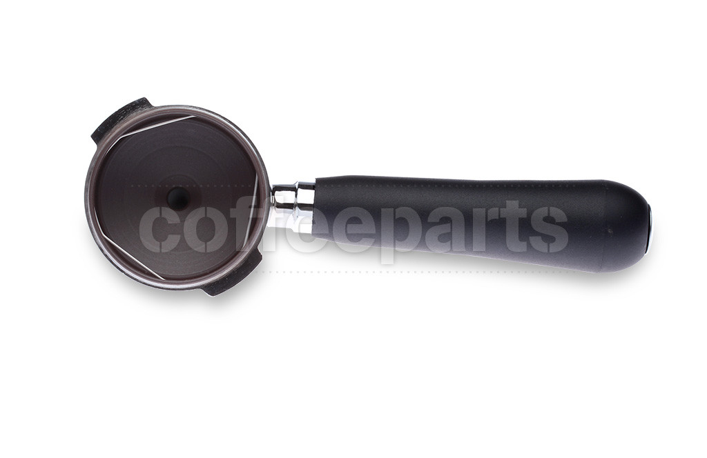 Portafilter with black teflon coating to fit Astoria, Bezzera, Brasilia