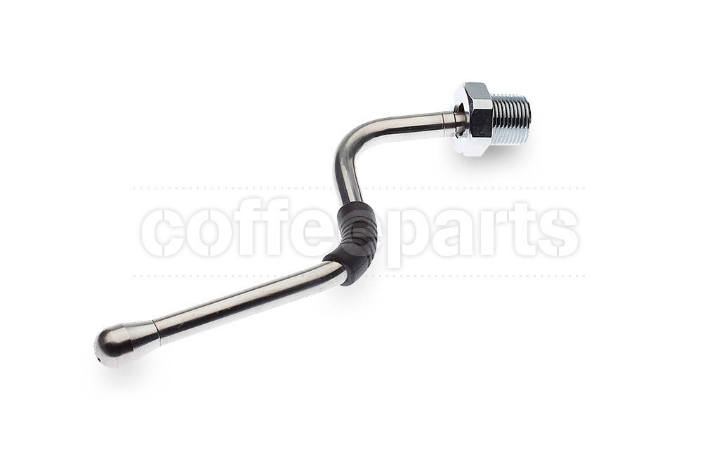 Stainless steam arm/pipe assembly