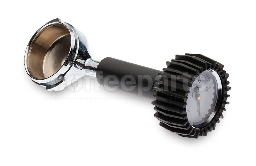 Portafilter with gauge to fit Pavoni