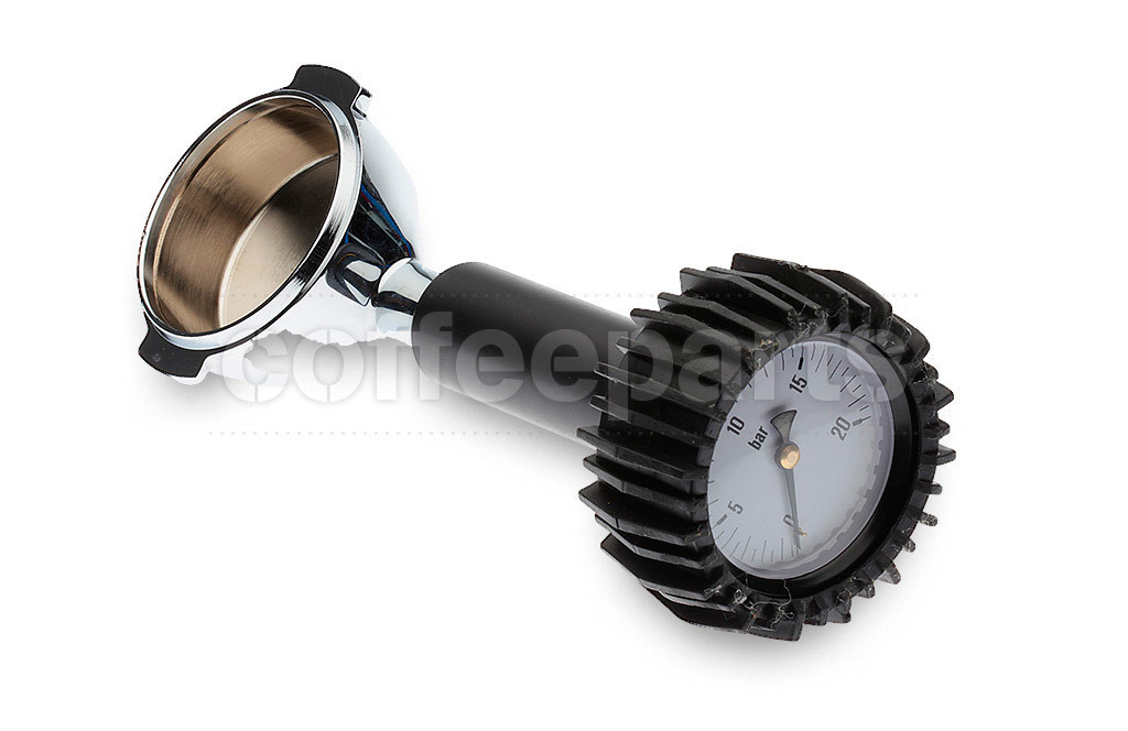 Portafilter with gauge to fit e61 group heads