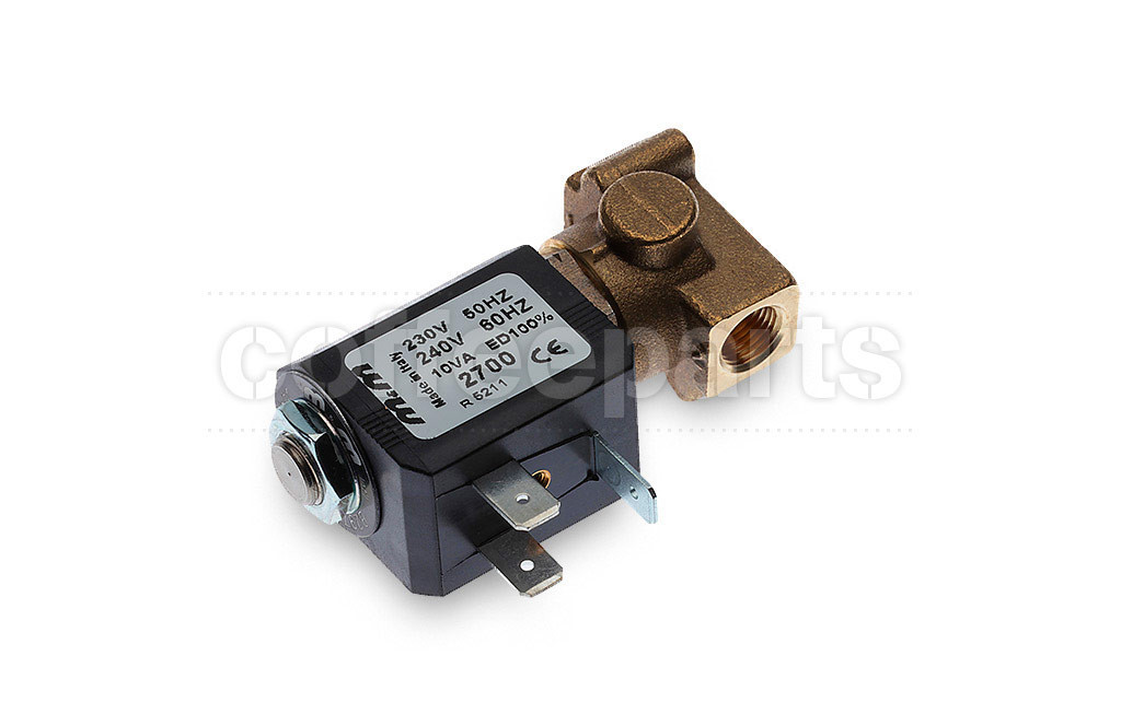 2-way MnM solenoid valve 1/8-1/8 inch bsp 220v (complete)
