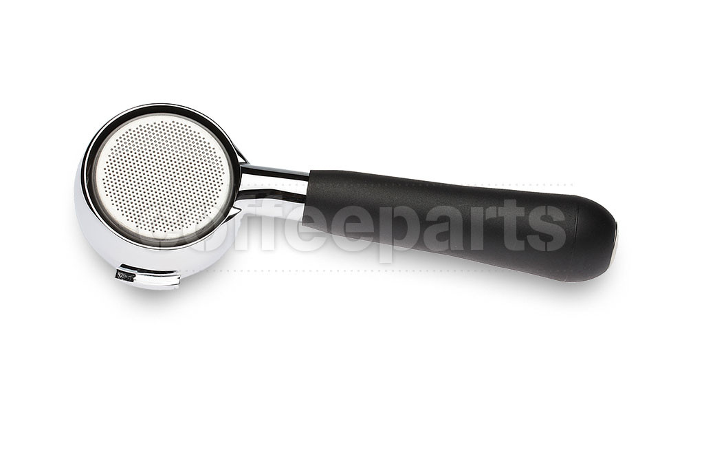 Bottomless portafilter inc triple filter basket to fit Rancilio