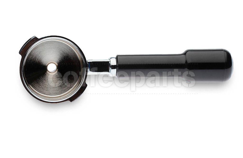Short portafilter with handle (baskets and spouts not included)