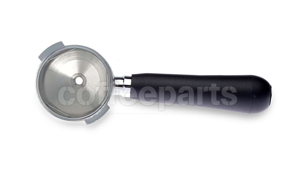 Portafilter with rubber handle (baskets and spouts not included)