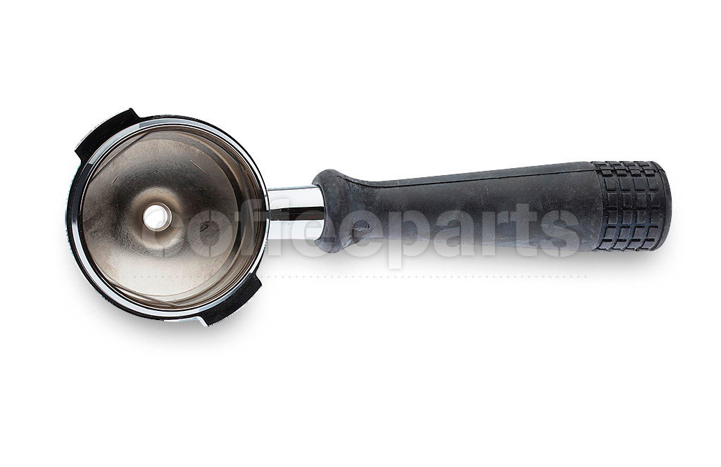 Portafilter with rubber handle (baskets and spouts not included)