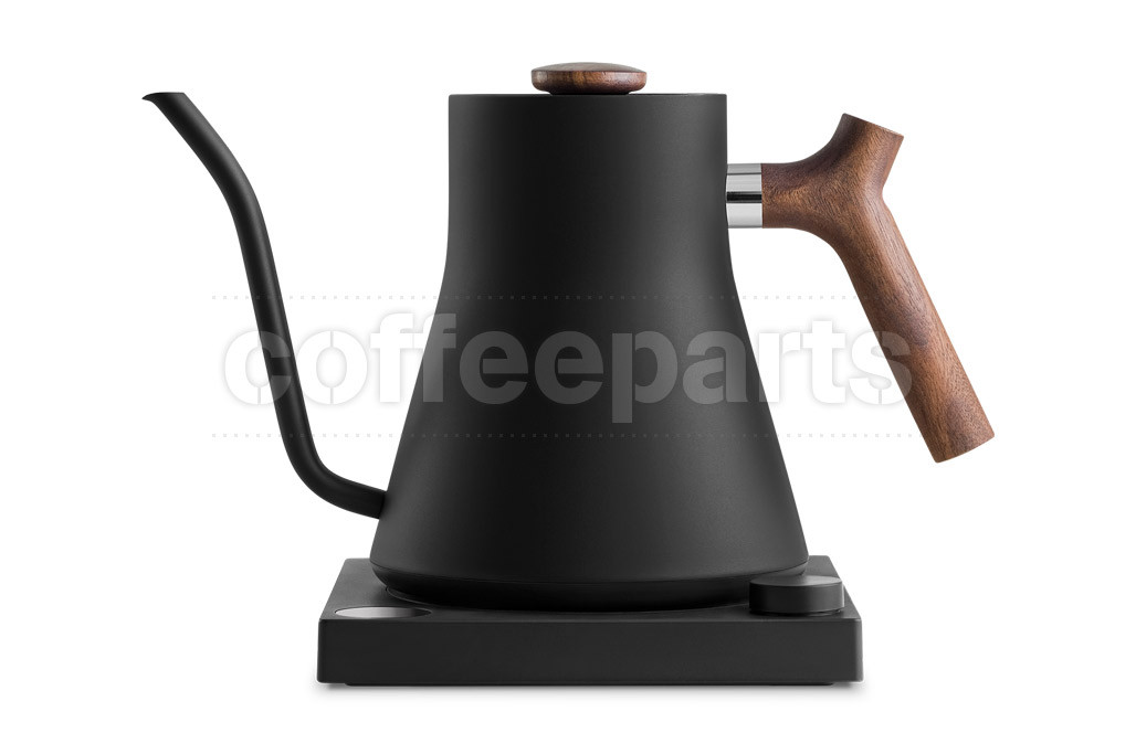 Stagg EKG Electric Kettle: Matte Black + Walnut