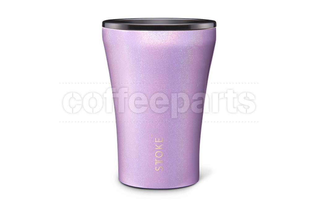 Sttoke 8oz Ceramic Reusable Coffee Cup: Unicorn Purple