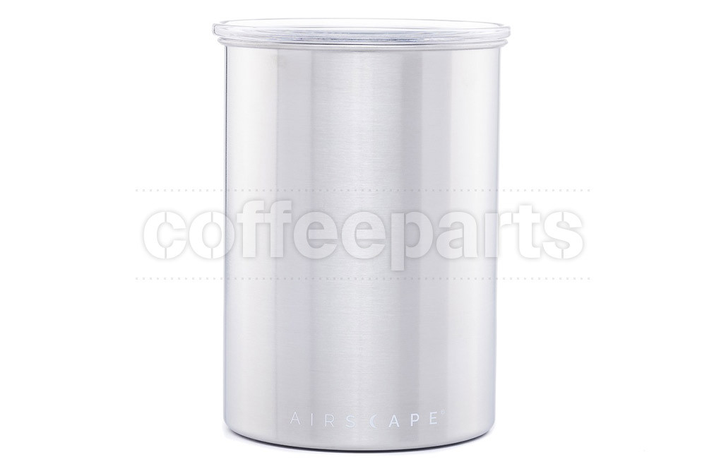 Airscape Medium Classic Coffee Storage Vault : Brushed Steel
