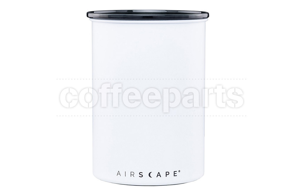 Airscape Medium Classic Coffee Storage Vault : Chalk White