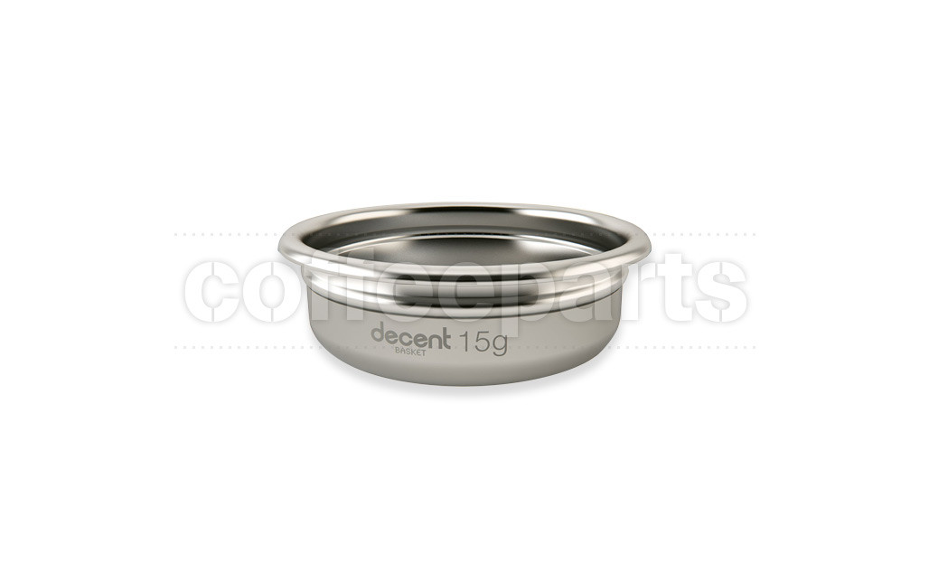 Decent 15g Espresso Filter Basket