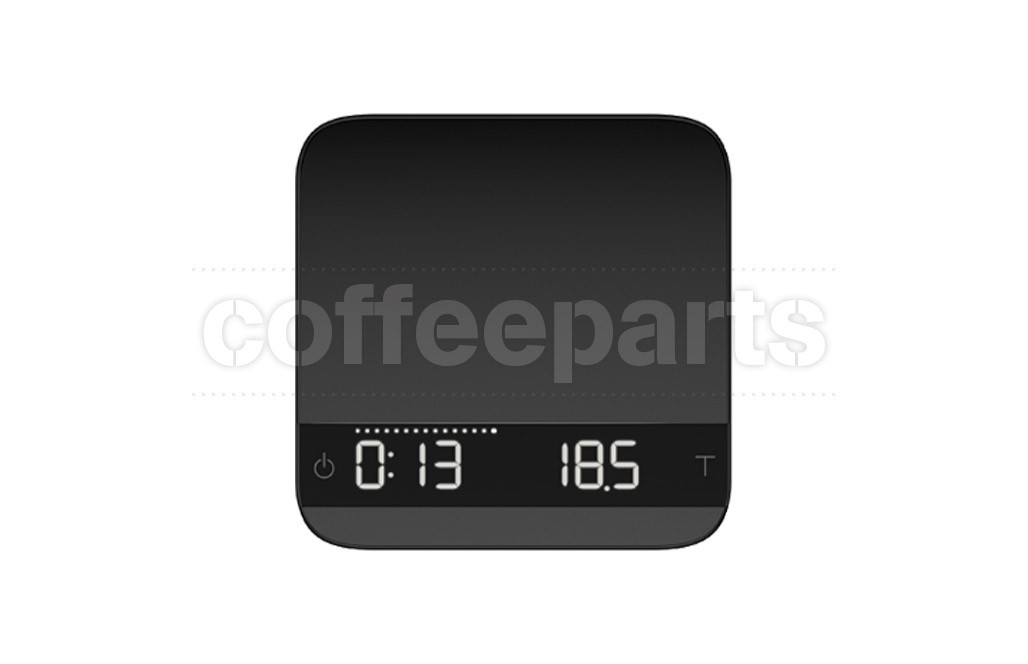 Acaia Lunar 2022 espresso scale for precise coffee weighing.  