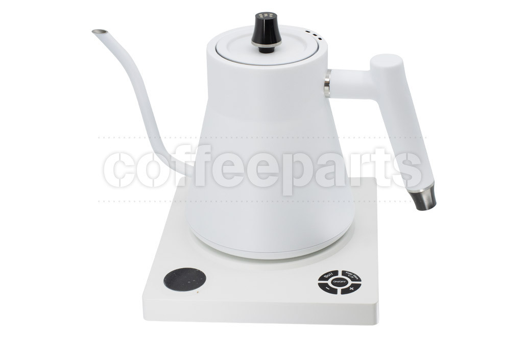 Artisan Barista Smart Electric Gooseneck Kettle in matte white