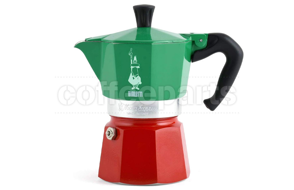 Bialetti 3 Cup Moka Express Italia Coffee Maker