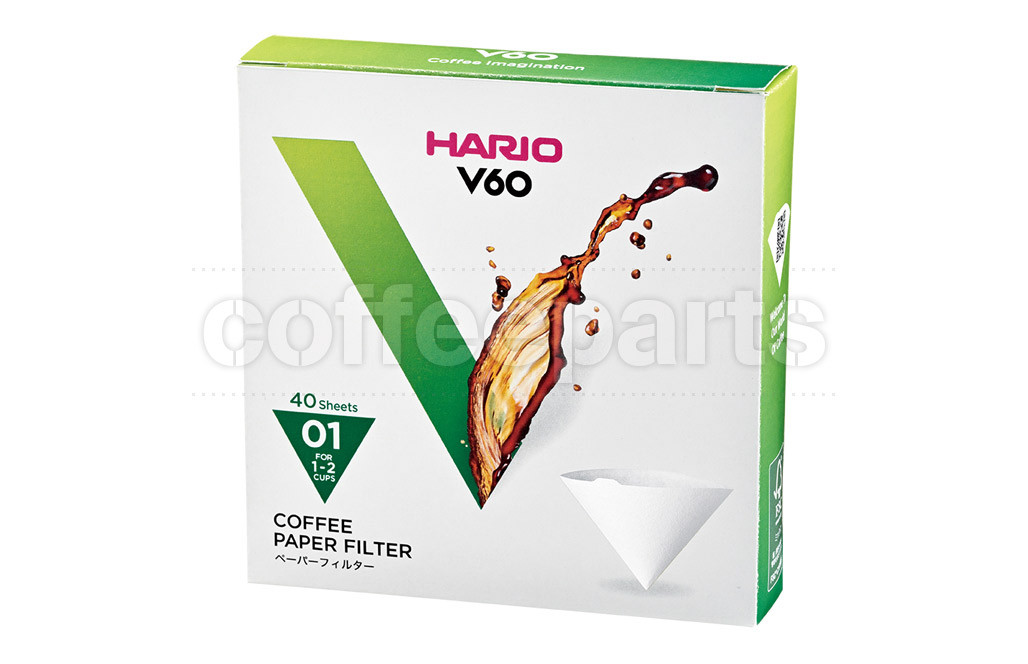 Hario Paper Filter 01W Box 40sheets