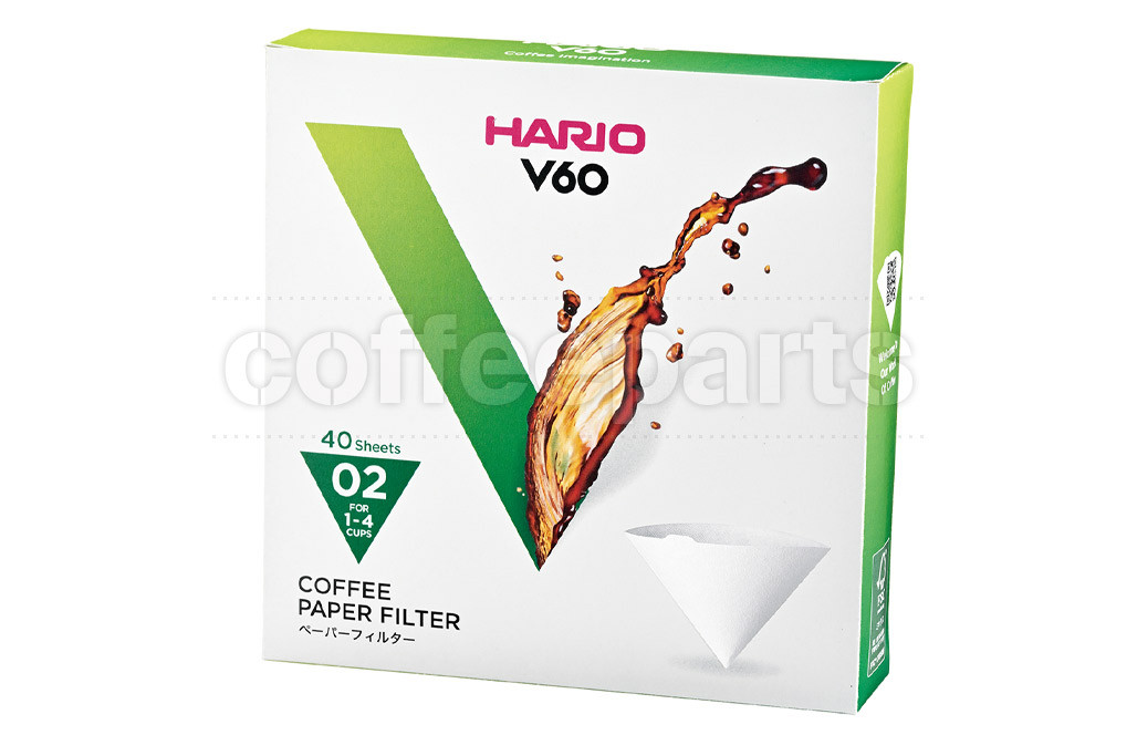 Hario V60 Paper Filter 02 White 40 sheets
