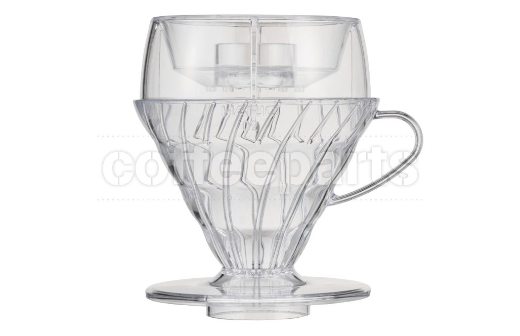 Hario V60 Drip-Assist Clear Plastic Set: PDA-1524-T