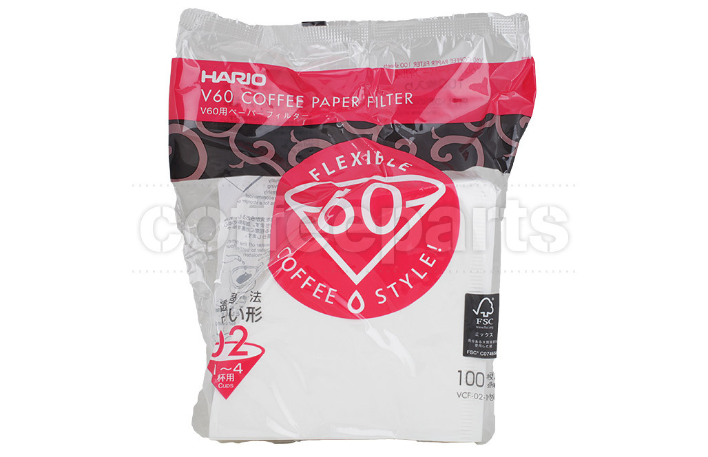 Hario 2-Cup V60 Drip Filter Papers (100pcs) 