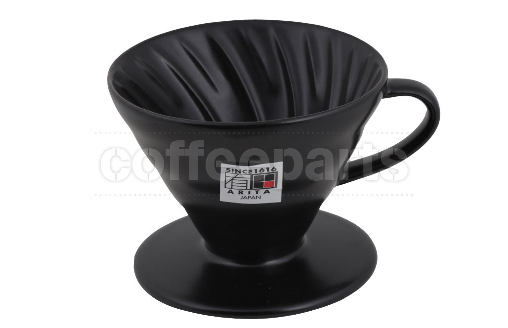 Hario 2-Cup V60 Matte Black Ceramic Coffee Dripper