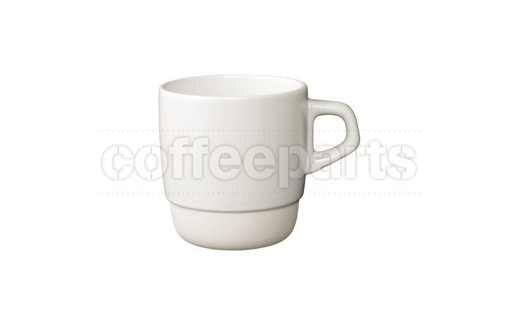 Kinto 320ml White Stacking Coffee Mug 