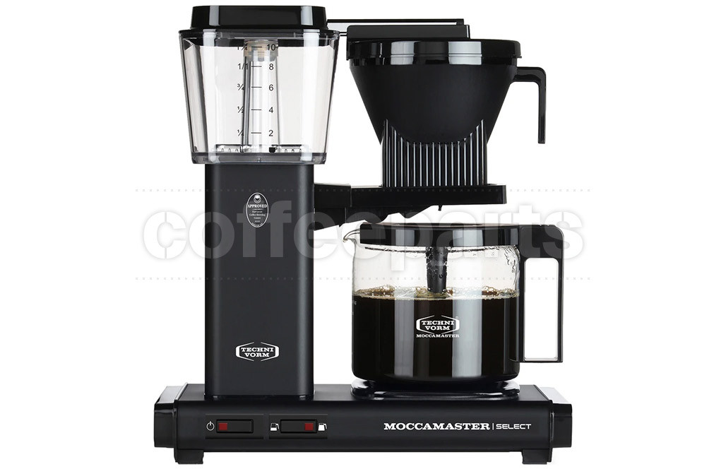 Moccamaster 1.25lt Select KBG Filter Coffee Brewer: Matt Black 