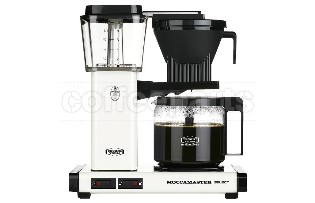 Moccamaster 1.25lt Select KBG Filter Coffee Brewer: White
