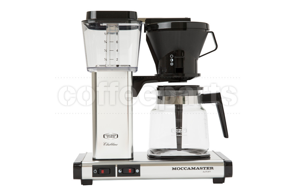 Moccamaster 1.25lt Classic Polished Silver Filter Coffee Machine