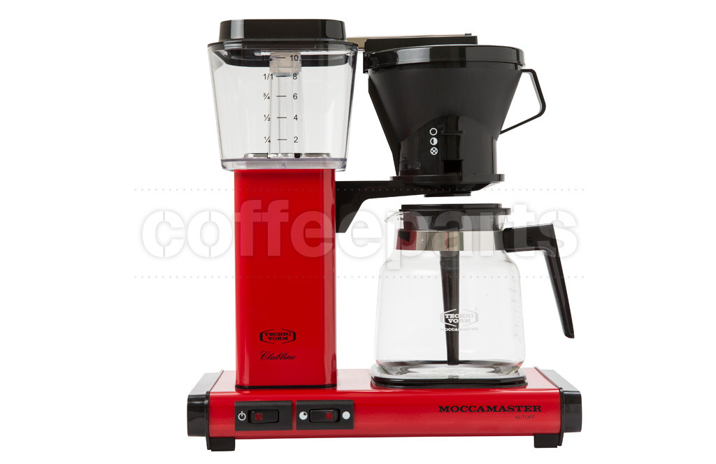 Moccamaster 1.25lt Classic Red Filter Coffee Machine