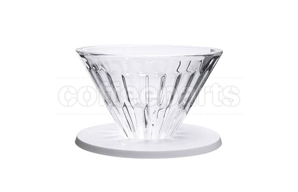 Timemore 1-Cup Crystal Eye Brew Coffee Dripper: White