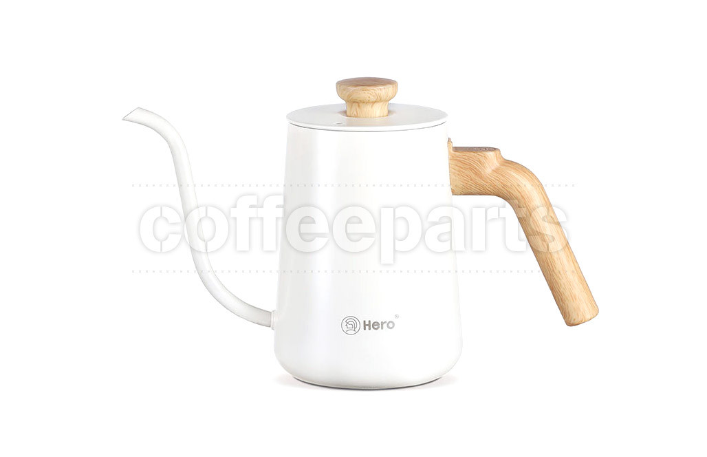 zeroHero C07 Pro Pour Over Kettle 650ml: White
