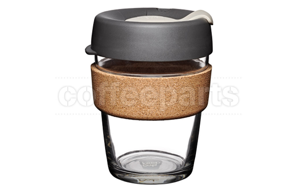 KeepCup Brew Cork - 12oz / 340ml: Press (Charcoal)