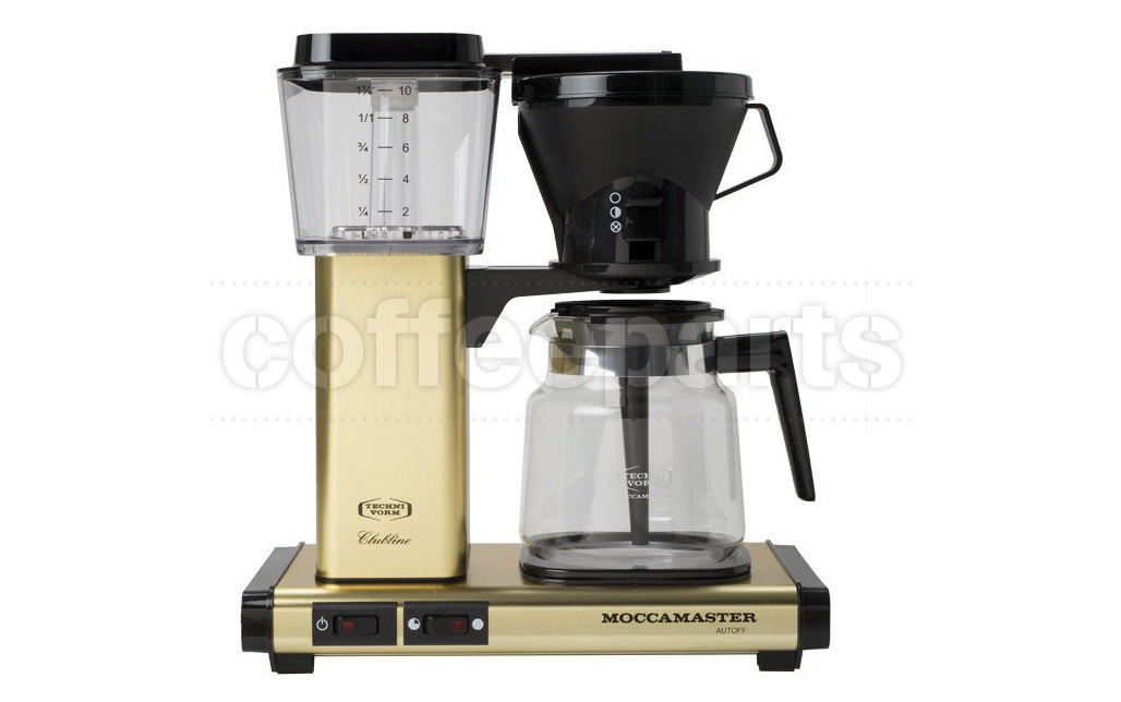 Moccamaster 1.25lt Classic Brass Filter Coffee Machine