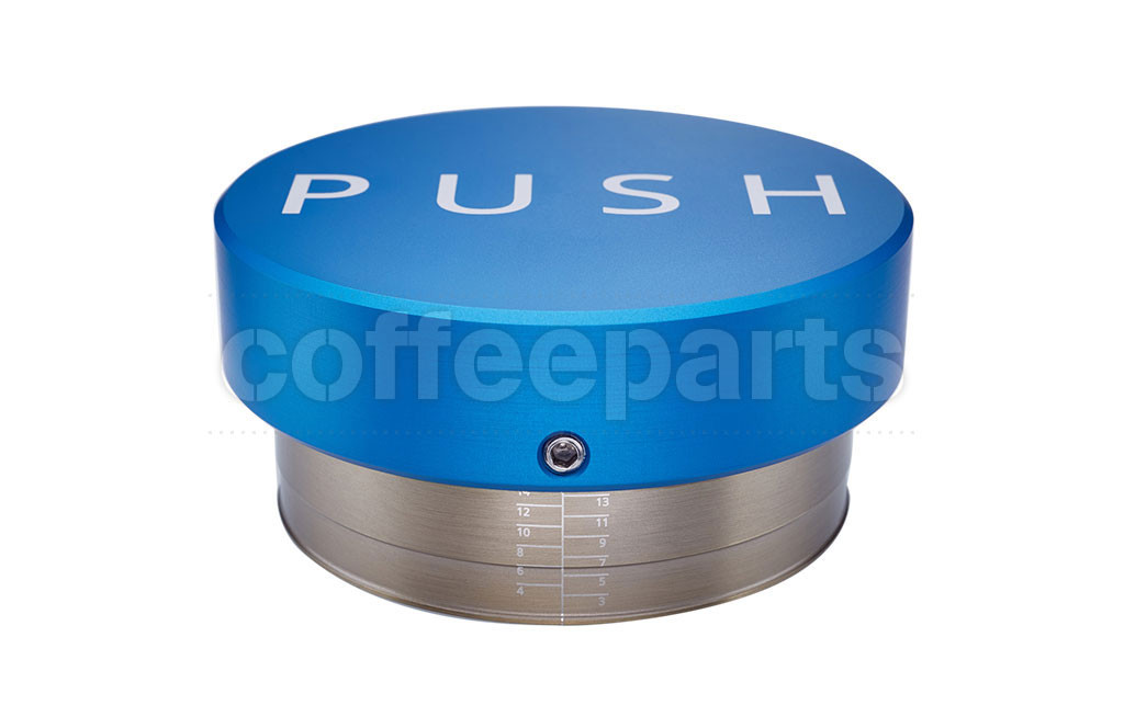 Clockworks Push Blue 58.5mm Coffee Tamper