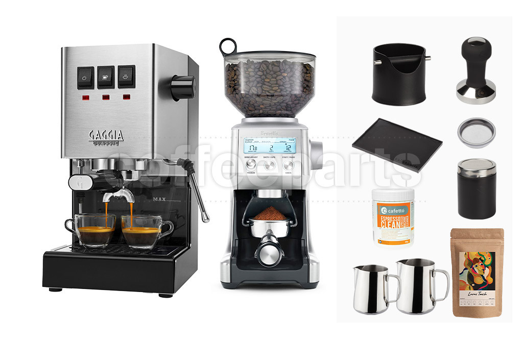 Gaggia Classic & Breville Smart Grinder Machine Package 