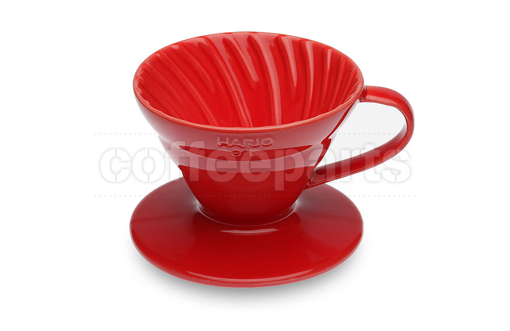 Hario 1-Cup V60 Red Ceramic Coffee Dripper