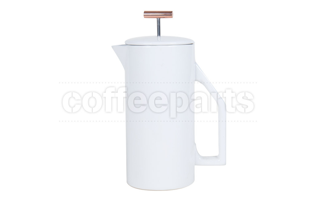 Yield Design Cream Ceramic 850ml Coffee French Press