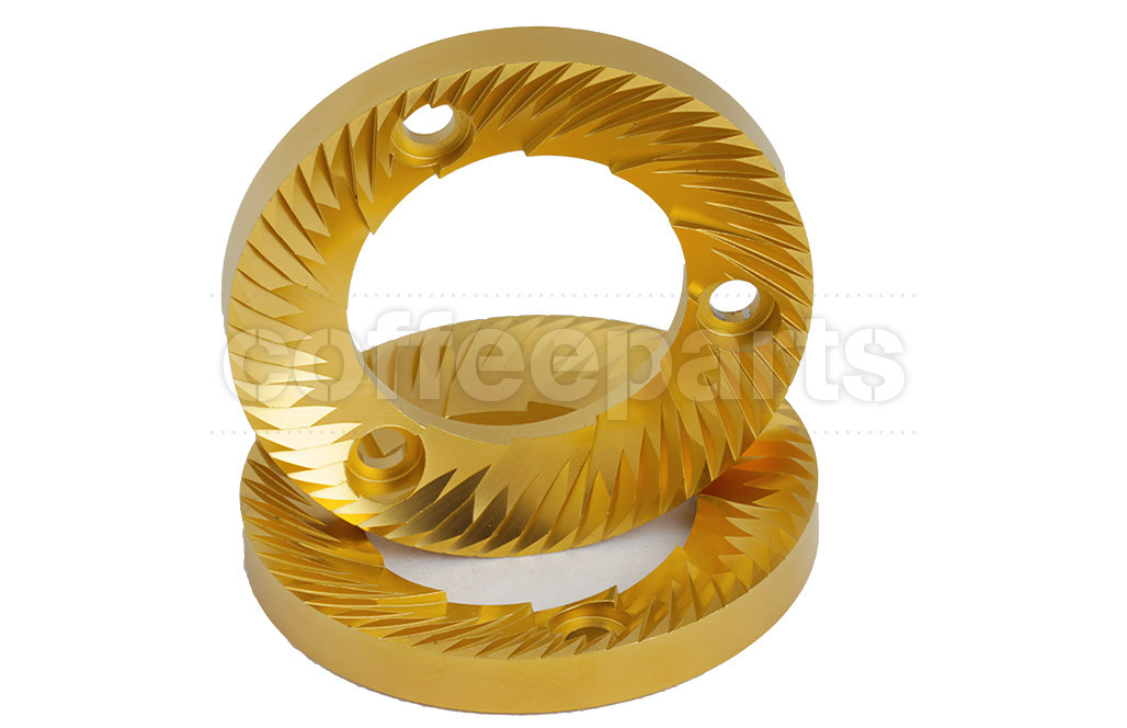 K110+ 75mm Flat Titanium Burrs/Blades to fit Anfim