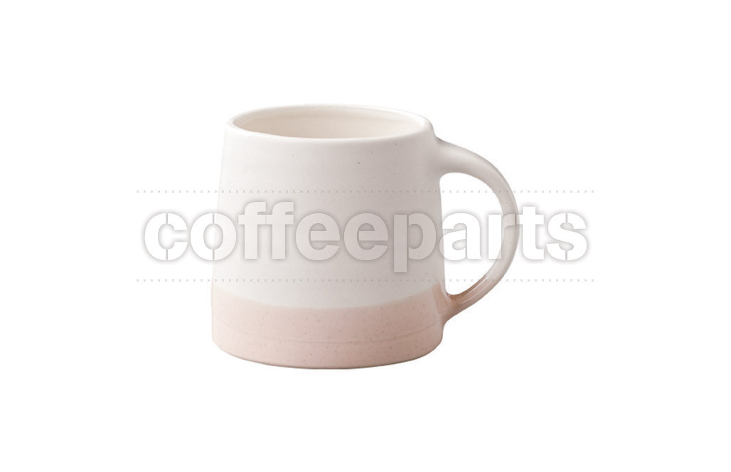 Kinto 320ml Porcelain Mug : White and Pink Beige