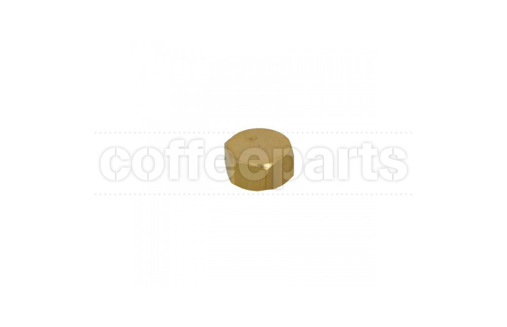 Cap, 3/8'' brass for L164