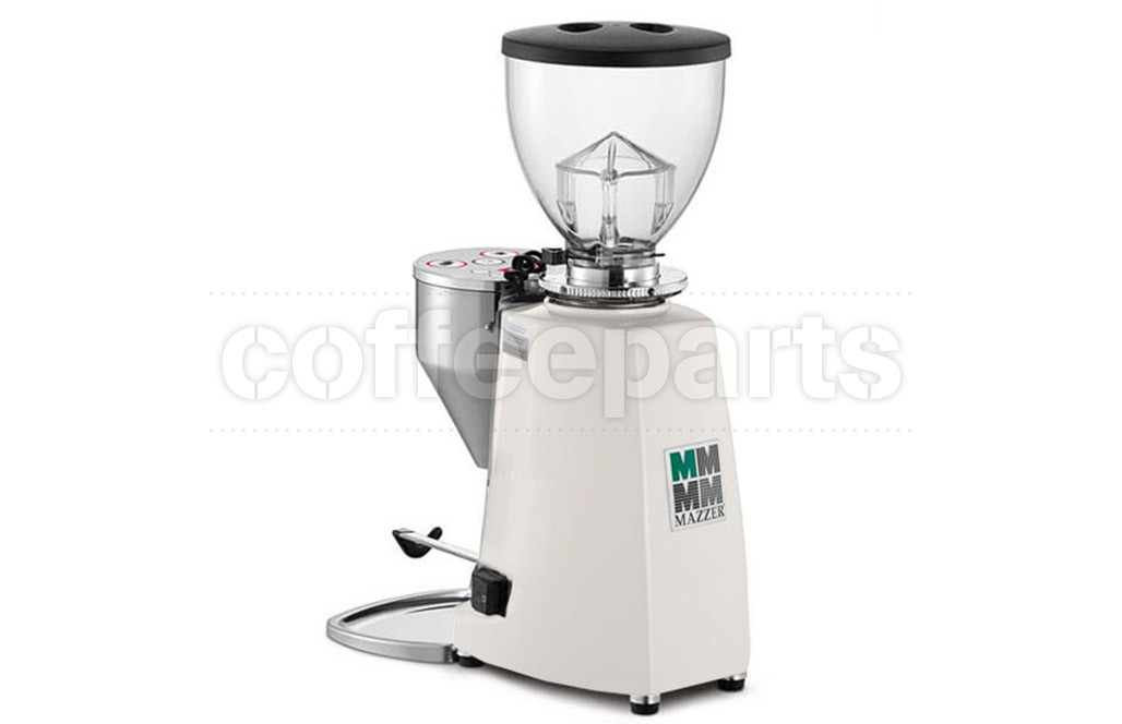 Mazzer Mini Electronic (Type A) Home Coffee Grinder: Pure White 