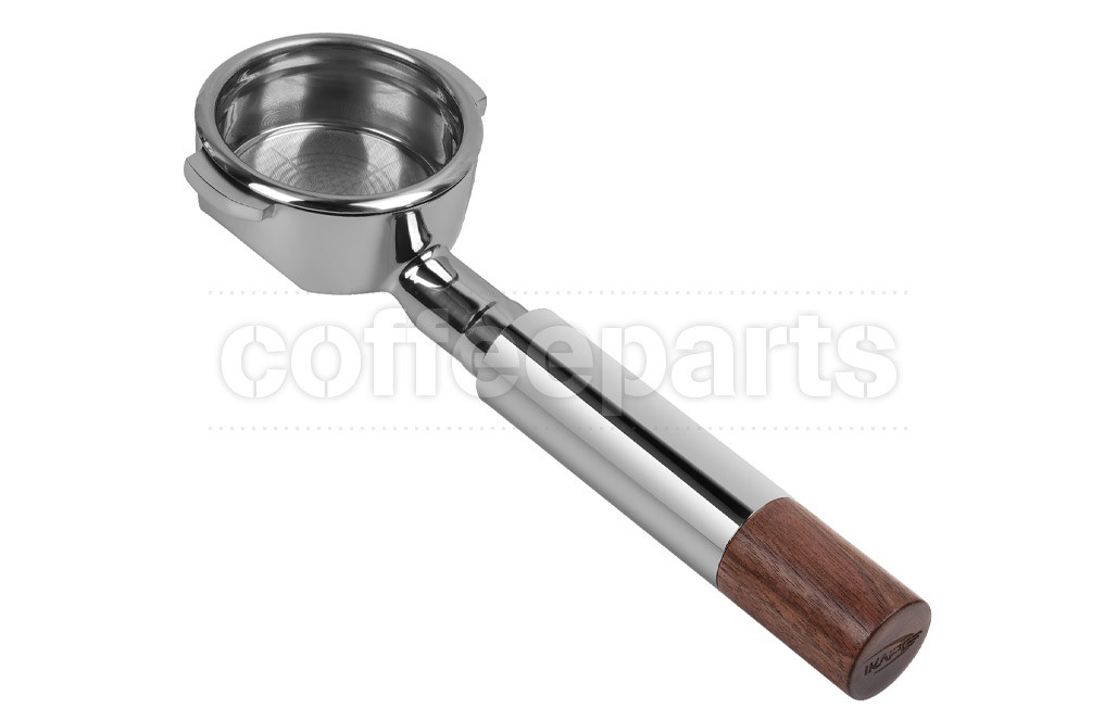 iKape Openwork Bottomless Portafilter E61 Compatible: Silver