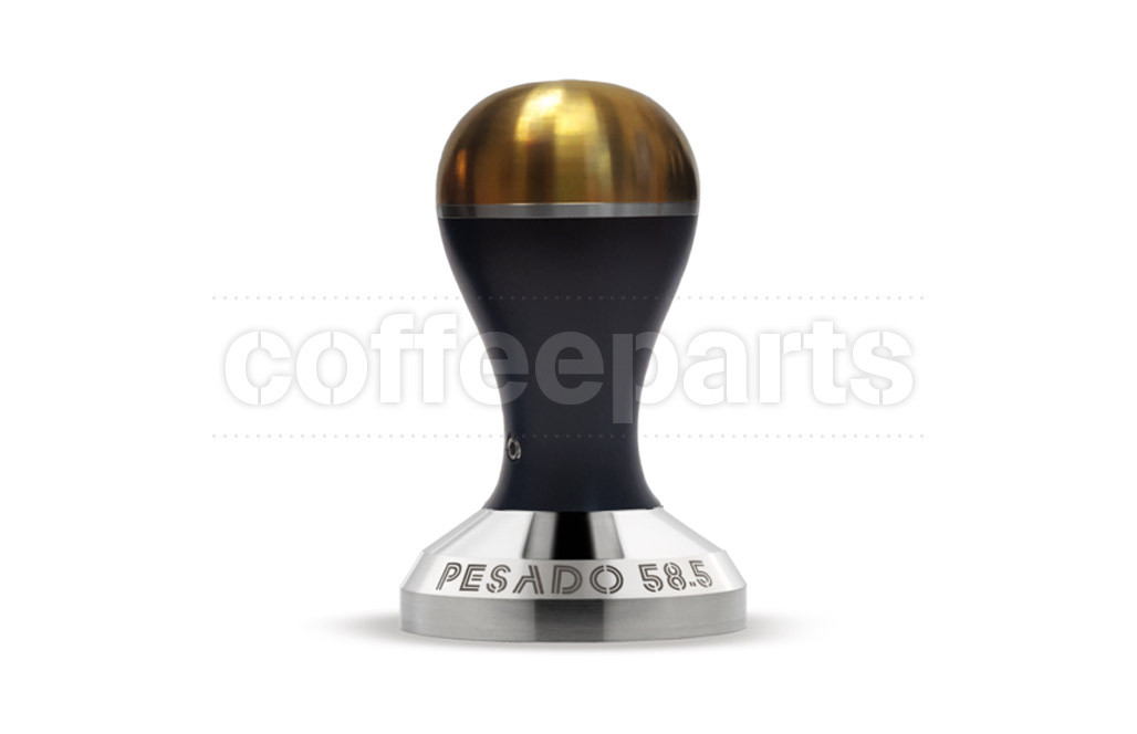 Pesado 58.5mm Coffee Tamper : Black and Gold Modular