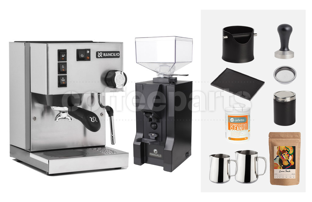 Rancilio V6 Espresso Machine Package: Silver